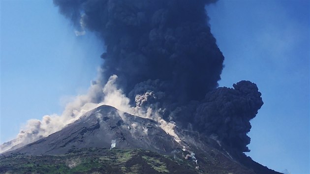 Italsk sopka Stromboli znovu vybuchla. (28. srpna 2019)