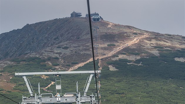 Na Snku m v tchto dnech denn na dva tisce lid (23. 8. 2019).