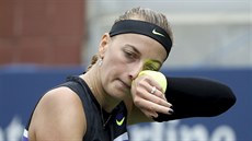 Turnajová estka Petra Kvitová v 1. kole US Open.