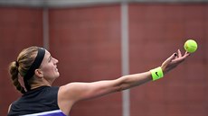 eská tenistka Petra Kvitová v 1. kola US Open.