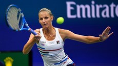 Turnajová trojka Karolína Plí�ková ve 2. kole US Open.