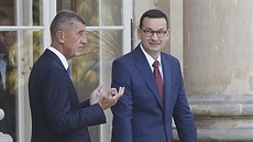 Polský premiér Mateusz Morawiecki jednal s eským protjkem Andrejem Babiem....