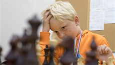 20.8.2019, Pardubice, J. Bouška-sedmiletý šachový Mistr Světa, Foto:Radek...