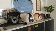 Místnost velitele �ety ve velitelské �ásti objektu hasi�ské stanice v...