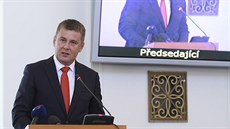Ministr zahraniních vcí Tomá Petíek vystoupil 26. srpna 2019 v Praze na...