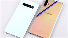 Samsung Galaxy S10+ a Samsung Galaxy Note 10+
