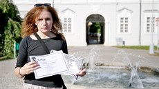 Simona Hradílková se snaí o pojmenování parku u Místodritelského paláce po...