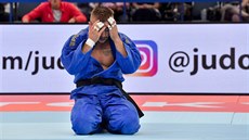 Český judista David Klammert po porážcve na mistrovství světa v Tokiu.