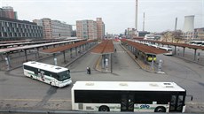 Autobusové nádraží ve Zlíně.