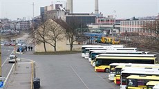 Autobusové nádraí ve Zlín.