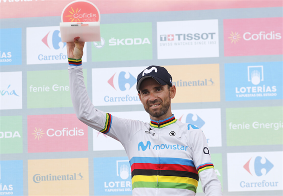 Alejandro Valverde ovládl 7. etapu Vuelty.