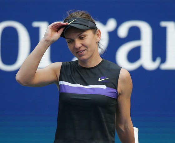 Zklamaná Simona Halepová. Na letoním US Open to stailo jen na druhé kolo.