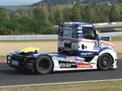 Adam Lacko v prvnm zvod Czech Truck Prix v Most