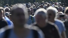 Davy p�íznivc� vojenské historie dorazily v sobotu do vojenského muzea v...