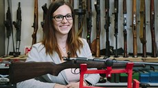 Pu�ka�ka Vladislava Lei�ová ze st�elnice a pu�ka�ství LERO