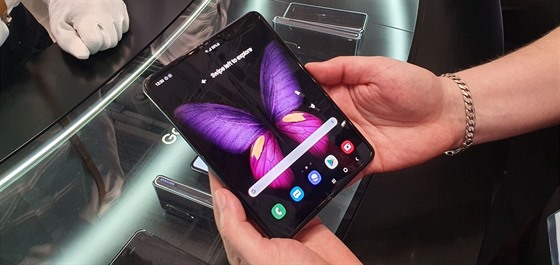 Samsung Galaxy Fold na veletrhu IFA v Berlín