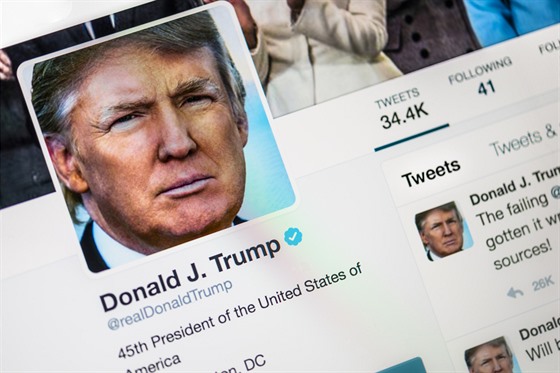 Twitterový účet Donalda Trumpa