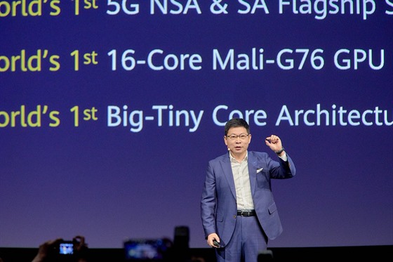 Ředitel mobilní divize Huaweie Richard Yu