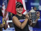 Kanadská tenistka Bianca Andreescuová v 19 letech ovládla US Open.