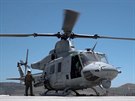 Nácvik s helikoptérou UH - 1Y Venom