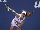 Britka Johanna Kontaová bhem osmifinále US Open.