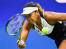 Japonka Naomi Ósakaová bhem osmifinále US open.