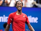 Francouz Gaël Monfils bhem tvrtfinále US Open