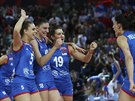 Srbské volejbalistky porazily ve strhujícím finále mistrovství Evropy domácí...