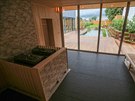 Z panoramatick sauny je vhled na vrch Libn.