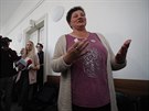 Demonstrantka Jana Filipová, která aluje premiéra Babie za výrok, e...