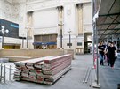 Oprava brněnského hlavního nádraží se zpožďuje. Na komplikace v hale dělníci...