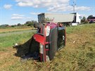 Řidič kamionu smetl na Přerovsku osobní vůz do pole, jeho řidička skončila v...