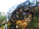 Nehoda dvou aut u Milovic na Jinsku (5. 9. 2019)