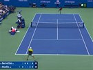 Berrettini pemohl v dramatu US Open Monfilse