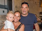 Miroslav Etzler, Helena Bartaloová a jejich syn Samuel (27. srpna 2019)