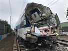 Na trati u Uhnvsi se stetl kamion s vlakem. (6. 9. 2019)