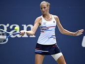 Karolna Plkov bhem osmifinle US Open.