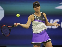 Elina Svitolinov z Ukrajiny bhem semifinle US Open.