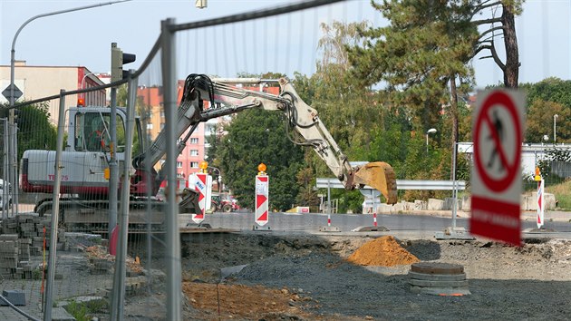 Opravy Pivovarsk ulice v Chebu.