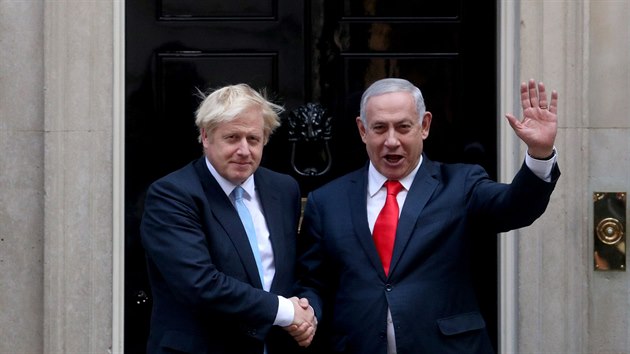 Izraelsk premir Benjamin Netanjahu se setkal s britskm pedsedou vldy Borisem Johnsonem. /5. z 2019)