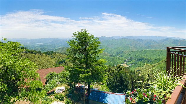 Panoramata a vhledy ze scnick oblasti v Moganshanu