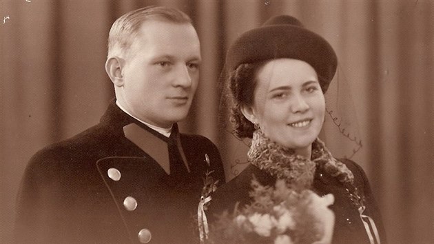 Emil Pešát se svojí ženou Miladou