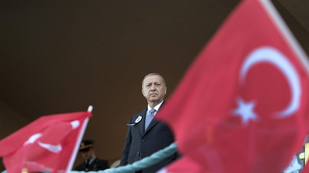 Tureck prezident Recep Tayyip Erdogan (31. srpna 2019)