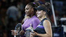 Kanadská tenistka Bianca Andreescuová (vpravo) v 19 letech ovládla US Open. Ve...
