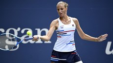 Karolína Plíková bhem osmifinále US Open.