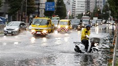 Tajfun udeil na pobeí východn od Tokia (9. záí 2019)