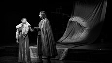 Zábr ze zkouek nastudování Macbetha divadelním spolkem Kapar