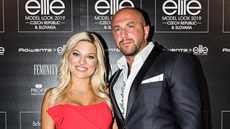 Eva Perkausová a její partner Ivan Hecko (27. srpna 2019)