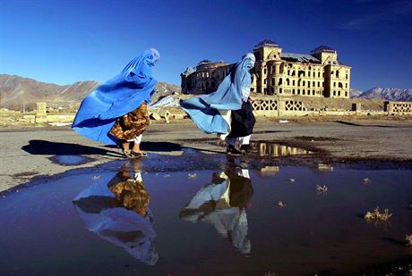 Ruiny paláce Tajbeg, leícího nedaleko afghánského Kábulu.