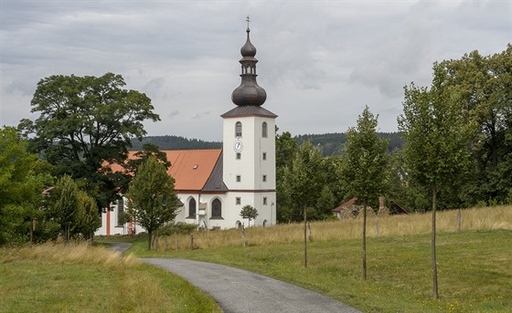 Kostel svatého Šimona a Judy v Lipové na Děčínsku, která byla 14. září 2019 v...